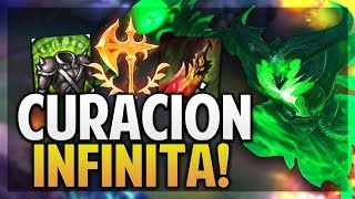 ¡CURACIÓN INFINITA BUILD Y RUNAS ROTAS CON KAYN  League of Legends [upl. by Pentheas]