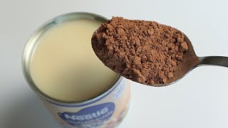 Stir sweetened condensed milk and cocoa you will be amazed by the result Truffle recipe [upl. by Skilken]