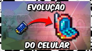 COMO FAZER A TELECONCHA SHELLPHONE â€“ A EVOLUÃ‡ÃƒO DO CELULAR  TERRARIA 14  MIMOSINHA [upl. by Eelirem]