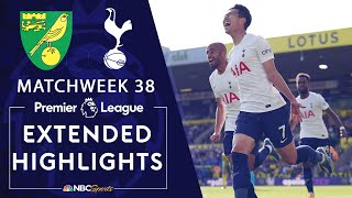 Norwich City v Tottenham Hotspur  PREMIER LEAGUE HIGHLIGHTS  5222022  NBC Sports [upl. by Puna649]