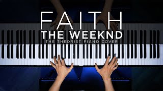 The Weeknd  Faith  The Theorist Piano Cover [upl. by Thamora288]