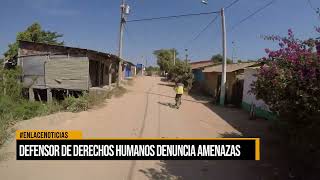 Defensor de derechos humanos denuncia amenazas [upl. by Nesaj812]