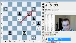 Blitz Chess 376 IM Bartholomew vs GM Michael Roiz Kings Indian Defense [upl. by Yoreel]