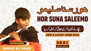 Hor Suna Saleemo  Ahmad Ali Saadi  Flute Player  DAAC [upl. by Maroney]