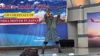 Japanese Culture Dance II Namaste India Festival Yoyogi Park 2024 Tokyo ナマステ･インディア 4k [upl. by Doownil]