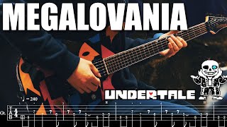 Megalovania  Undertale Metal Guitar Cover  Tab [upl. by Ramar]