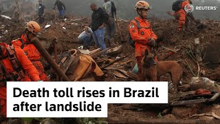 Landslide devastates Brazils Petropolis [upl. by Darooge]