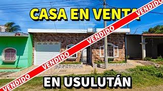 SE VENDE HERMOSA CASA en USULUTAN muy CERCA del CENTRO El Salvador [upl. by Eenaej]