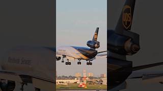 UPS MD11F Landing shortsyoutube [upl. by Airehtfele]