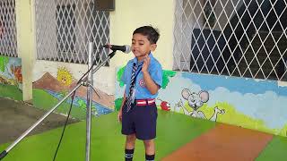 English Action Song  Clap your hands  LKG Student [upl. by Delahk]