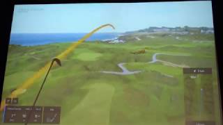 Trackman Simulator Royal Portrush  Dunluce Links [upl. by Reena]