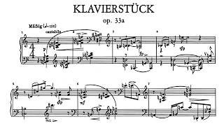 Schoenberg Klavierstück Op 33a Pollini [upl. by Norad]