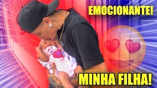 VENDO MINHA FILHA PELA PRIMEIRA VEZ EMOCIONANTE [upl. by Yauqaj879]