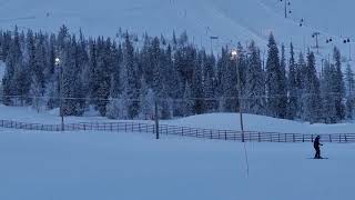 Yllas Ski Resort Lapland Finland on 24 January 2022 [upl. by Artus]