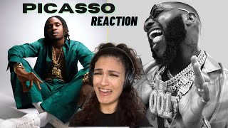 Davido  PICASSO ft Logos Olori TIMELESS ALBUM REACTION [upl. by Ennayk817]