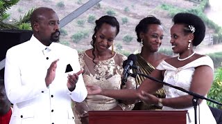 Gen Muhoozi sisters give 60 cows to Museveni and Janet as gift on their 50th marriage anniversary [upl. by Kalie]