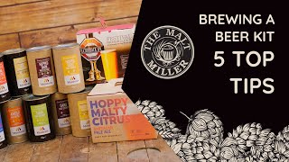 The Malt Miller  Brewing a Beer Kit  5 Top Tips [upl. by Bondy]