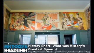 History Short What was History’s Greatest Speech [upl. by Ocirnor]