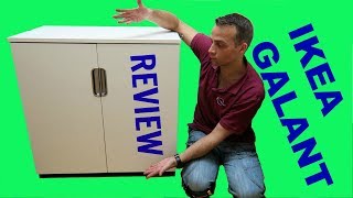 Ikea office GALANT Cabinet Review [upl. by Nedi]