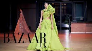 Best of the haute couture fashion shows springsummer 2022  Bazaar UK [upl. by Ormiston563]