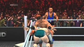 WWE Smackdown Vs Raw 2011 Road To WrestleMania quotCenaquot  Part 14  5 Count Is Easy [upl. by Hooke977]