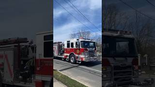 Farmingville Engine 4 Responding  Outside Fire [upl. by Sheepshanks]