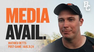 BC Lions DL Mathieu Betts  PostGame  Aug 3124 [upl. by Erv]