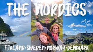 Nordic country travel vlog Finland Sweden Norway and Denmark [upl. by Adnana508]