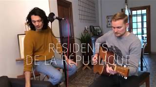 Résidents de la République  Alain Bashung Acoustic Cover French [upl. by Ydal261]