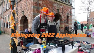 Appingedam Koningsdag 2022 vrijmarkt in de Wijkstraat [upl. by O'Connor]