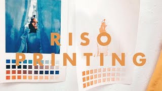 Riso printing [upl. by Sirenay]