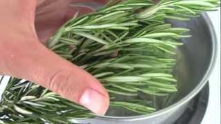 DIY ROSEMARY HAIR RINSE for healthy scalp and hair [upl. by Ayt]