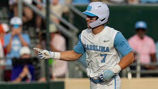 UNC Baseball Honeycutt Homers Twice in 62 Win vs LSU [upl. by Ailime]