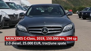 Mercedes C 220 2018 mai bun ca Audi A4 2018 Cata Cars DB [upl. by Aicilra]