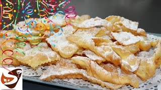 Frappe di carnevale chiacchiere bugie cenci – dolci di carnevale fritti carnival sweets [upl. by Naelopan]