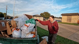 Truck Bed FULL from Dumpster Diving [upl. by Sacram]