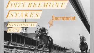 AMAZING SECRETARIAT RACE at Belmont Stakes 1973 shorts reels share entertainment racing horse [upl. by Wildermuth748]