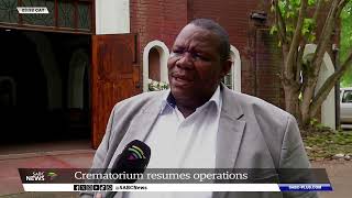 Pietermaritzburgs Mountain Rise Crematorium resumes operations [upl. by Tniassuot]