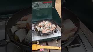 Frying Fresh Trout Pinecrest Lake 2024 [upl. by Aynik]