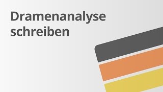 Dramenanalyse Hauptteil verfassen  Deutsch  Textanalyse und interpretation [upl. by Yrrab379]