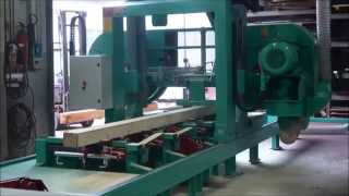 WRAVOR horizontal band saw for cutting VENEER WNC 1050 FURNIR [upl. by Aketahs216]