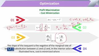 Optimization  Cost Minimization  Microeconomic Analysis  ECO614Topic180 [upl. by Neyu]