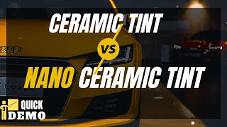 Ceramic Tint vs NANO Ceramic Tint NEW [upl. by Nikolos]