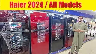 Haier Refrigerator price in Pakistan 2024  All Models  All Haier Jumbo Size [upl. by Lednahs]