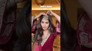 Get Ready with me for Mehndi ♥️ Day  1 krishnamukherjee indian wedding mehndi ootd ♥️🧿 [upl. by Tol]