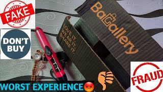 MY EXPERIENCE WITH BAGALLERY  WORST EXPERIENCE  FAKE PRODUCTS  HONEST REVIEW [upl. by Nilyad]