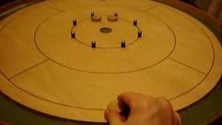 Crokinole trick shot [upl. by Dinah697]