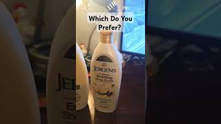 Which Do You Prefer lotion comparison choose review shorts [upl. by Neerehs985]