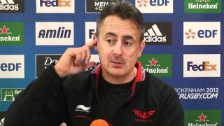 Castres v Scarlets review Nigel Davies [upl. by Arutnev266]