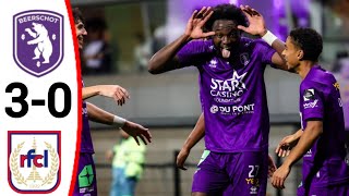 Beerschot vs RFC Liège 30 All Goals and Extended Highlights [upl. by Pauiie980]